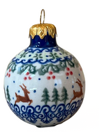 Christmas Ball Ornament Unikat Reindeer Games