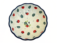 Load image into Gallery viewer, Scalloped Bowl 4.5&quot; Strawberry Field
