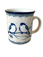 Straight Mug 8 oz Unikat Blue Birds