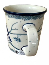 Load image into Gallery viewer, Straight Mug 8 oz Unikat Blue Birds
