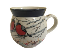 Load image into Gallery viewer, Bubble Mug 16 oz Unikat Red Birds
