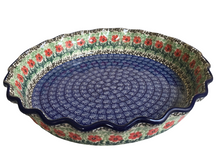 Load image into Gallery viewer, Fluted Pie/Quiche Baker 10&quot; Maraschino
