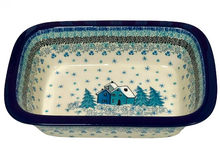 Load image into Gallery viewer, Rectangular Baker 10&quot; Unikat Pretty In Blue
