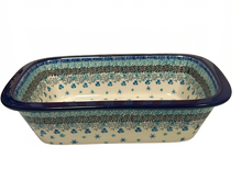 Load image into Gallery viewer, Rectangular Baker 10&quot; Unikat Pretty In Blue
