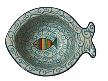 Load image into Gallery viewer, Fish Shaped Ramekin 5” Rainbow Fish
