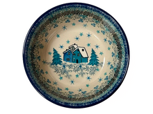 Load image into Gallery viewer, Scalloped Bowl 4.5&quot; Unikat Pretty In Blue
