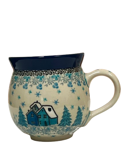 Bubble Mug 12 oz Unikat Pretty In Blue