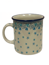 Load image into Gallery viewer, Straight Mug 8 oz Unikat Pretty In Blue
