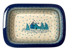 Load image into Gallery viewer, Rectangular Baker 10&quot; Unikat Pretty In Blue
