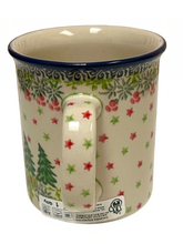 Load image into Gallery viewer, Straight Mug 8 oz Unikat Christmas Cabin
