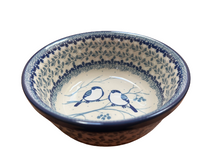 Load image into Gallery viewer, Bowl 6&quot; Unikat Blue Birds
