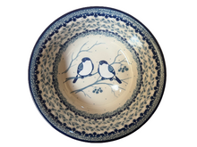 Load image into Gallery viewer, Bowl 6&quot; Unikat Blue Birds
