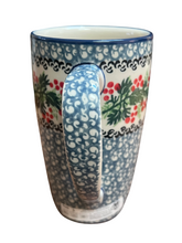 Load image into Gallery viewer, Latte Mug 12 oz Holly Berry
