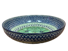 Load image into Gallery viewer, Serving Bowl 8.5&quot; Unikat Green Flowers
