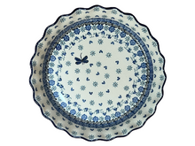 Load image into Gallery viewer, Fluted Pie Baker 10&quot; Dragonfly
