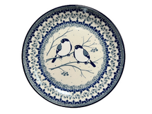 Load image into Gallery viewer, Dessert Plate Unikat Blue Birds
