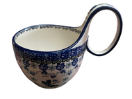 Bowl With Loop Handle 16 oz Dragonfly