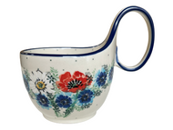 Bowl With Loop Handle 16 oz Double Delight