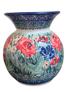 Bubble Vase Unikat Summer Poppies Field