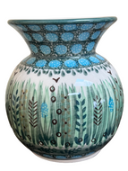 Bubble Vase Unikat Green Lake Grass