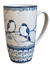 Load image into Gallery viewer, Latte Mug 12 oz UNIKAT Blue Birds
