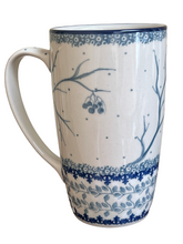 Load image into Gallery viewer, Latte Mug 12 oz UNIKAT Blue Birds
