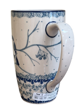 Load image into Gallery viewer, Latte Mug 12 oz UNIKAT Blue Birds
