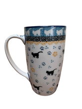 Load image into Gallery viewer, Latte Mug 12 oz Purr Snickety
