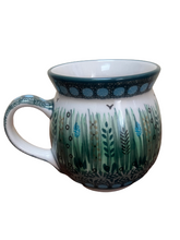 Load image into Gallery viewer, Bubble Mug 16 oz Unikat Green Lake Grass
