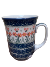 Load image into Gallery viewer, Bistro Mug 17 oz Peach Spring Daisy
