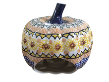 Load image into Gallery viewer, Pumpkin Candle Holder 6&quot; Golden Glory
