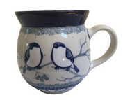 Bubble Mug 16 oz Unikat  Blue Birds