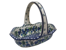 Load image into Gallery viewer, Basket with Handle 8&quot; Blue Berries
