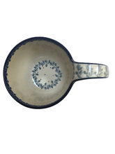 Load image into Gallery viewer, Bowl With Loop Handle 16 oz Unikat Blue Birds
