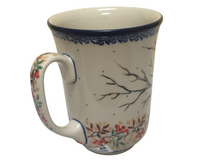 Load image into Gallery viewer, Bistro Mug 17 oz Unikat Red Birds
