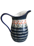 Pitcher 44 oz Peach Spring Daisy
