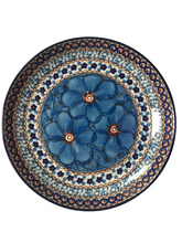 Load image into Gallery viewer, Dessert Plate Unikat Cobalt Flowers
