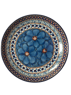 Dessert Plate Unikat Cobalt Flowers