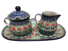 Load image into Gallery viewer, Sugar and Creamer Set  Maraschino
