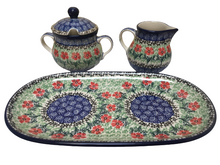 Load image into Gallery viewer, Sugar and Creamer Set  Maraschino
