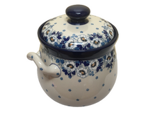 Load image into Gallery viewer, Jar with Lid 9&quot; White Spring
