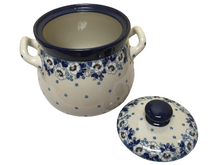 Load image into Gallery viewer, Jar with Lid 9&quot; White Spring
